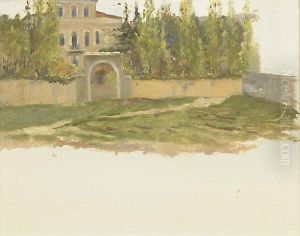 Veduta Di Villa by Giuseppe Barison