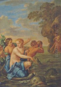 Galatea And Polyphemus by Gerard Hoet