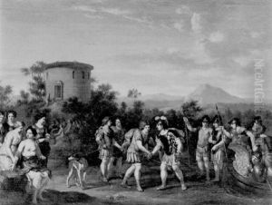 Telemachus And Minerva Disguised As Mentor Arriving On Calypso's Island