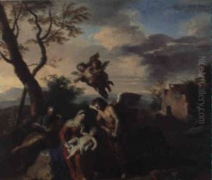 Die Ruhe Auf Der Flucht Nach Agypten by Gerard Hoet