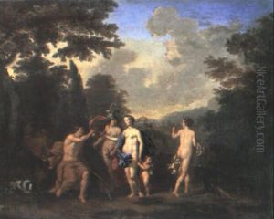 The Judgement Of Paris by Gerard Hoet