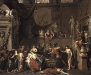 The Death Of Cleopatra by Gerard Hoet