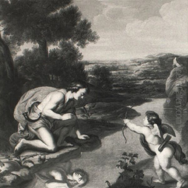 Narcissus And Cupid - view 1