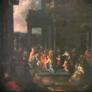 Jesus Segnet Die Kinder by Gerard Hoet