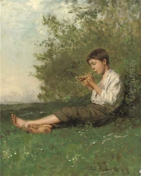 Playing The Flute - view 1