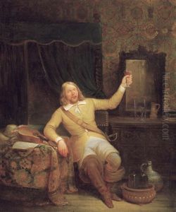 Apres La Victoire by Joseph Ignace van Hoey