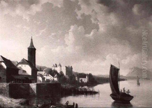 Seelandschaft Mit Schloss - view 1
