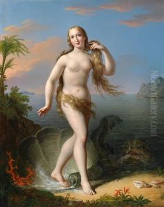 Geburt Der Venus (venus Anadyomene) by Johann Nepomuk Hoefel