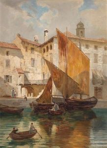 Hafen Von Torbole Am Gardasee