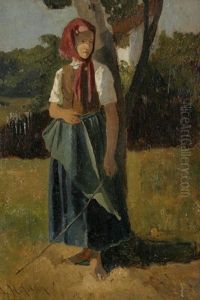 Bauernmagd by Friedrich Ludwig Hofelich
