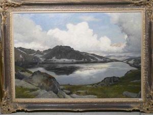 Gebirgslandschaft Mit See thumbnail
