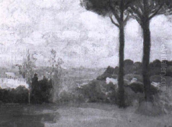 View From A Villa, Rome - view 1