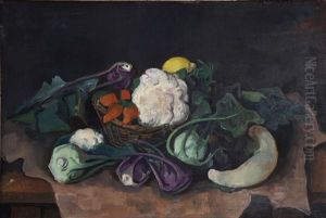 Prospekt Fra De Ostrigske Alper Med Udsigt Til Byen Maria Zell by Karl Hofer