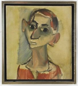 Expressionist Portrait by Karl Hofer