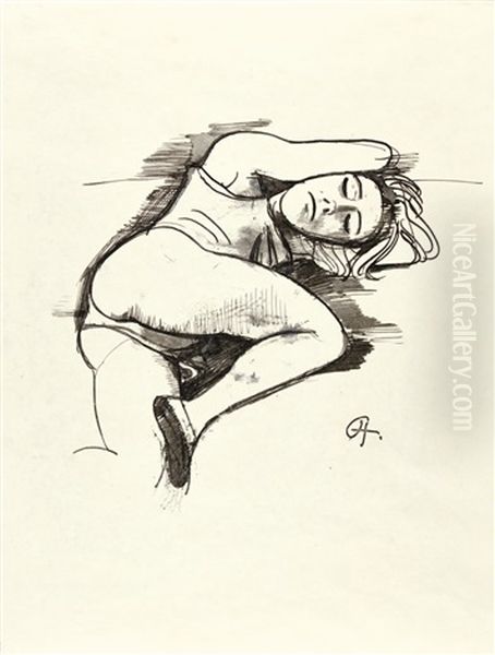 Schlafendes Madchen (sleeping Girl) - view 1