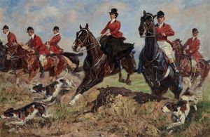 Parforcejagd by Anton Hoffmann
