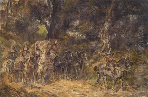 Marketenderzug Mit Soldaten - view 1
