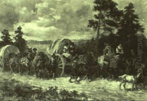 Soldatenzug Im 30j,hrigen Krieg by Anton Hoffmann