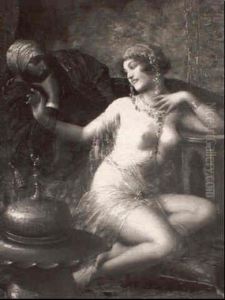 Arab And Harem Beauty by Anton Hoffmann