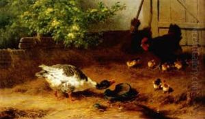 Gans Und Huhner by Carl Heinrich Hoffmann