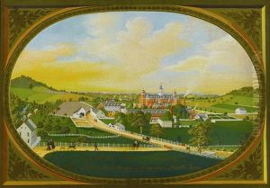 View Of The Alms Hospital And Surroundings In Berks Co. Penna, Taken From The East Side, September 13th, 1873