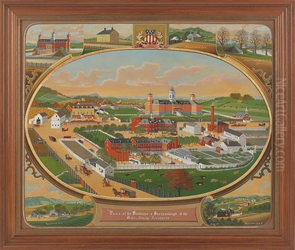 View's Of The Buildings & Surroundings Of The Berks County Almshouse - view 1