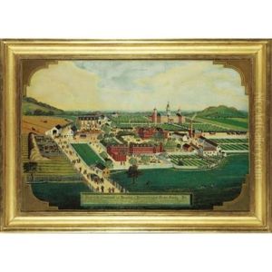 View Of The Almhouse And Hospital And Surroundings Of Berk-county, Pennsylvania by Charles C. Hoffmann