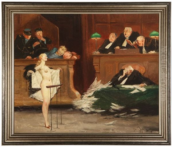Nude Before A Judge In Court - view 1