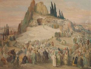 La Resurrection De Lazare by Gaston Hoffmann