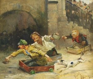 La Course En Chars by Gaston Hoffmann