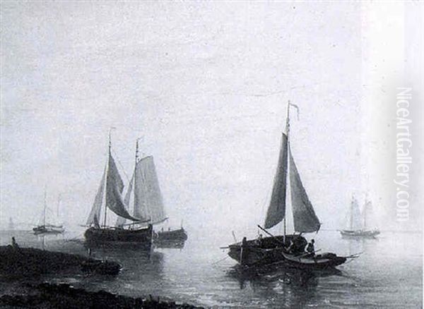 Shipping On An Estuary - view 1