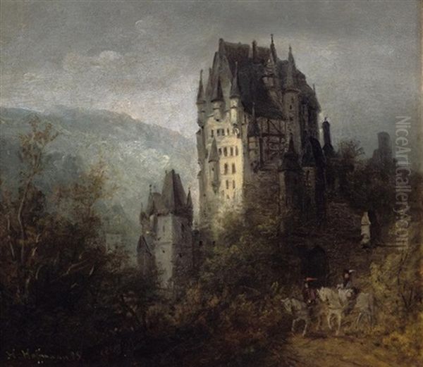 Burg Eltz Im Morgengrauen - view 1