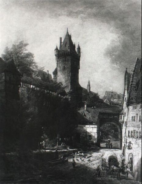 Nurnberg - Motiv An Der Stadtmauer - view 1