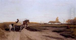 Going Home by Oskar Adolfowitsch Hoffmann