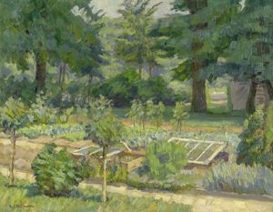 Der Garten Des Kunstlers In Berlin-zehlendorf by Robert Hoffmann