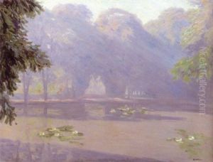 Englisher Garten In Morgennebel by Robert Hoffmann