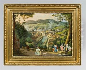 Bilderuhr "karlsbad Vom Friedrich Wilhelm Platz"