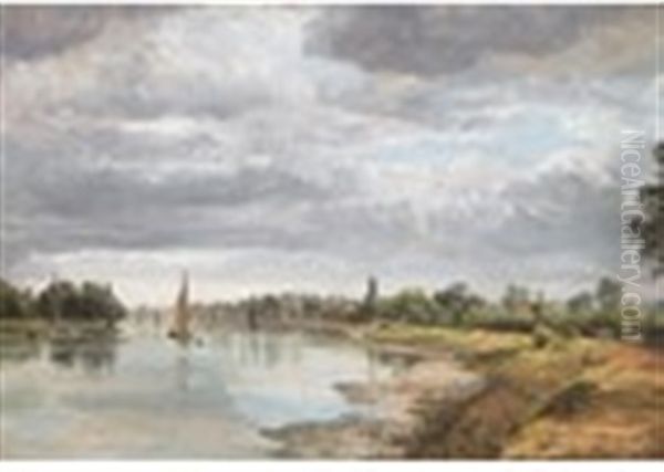 A View Of The Thames At Twickenham - view 1