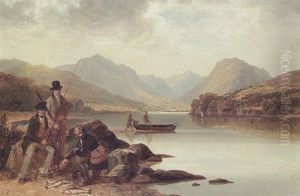 Fisherman, Loch Awe by Thomas Christopher Hofland