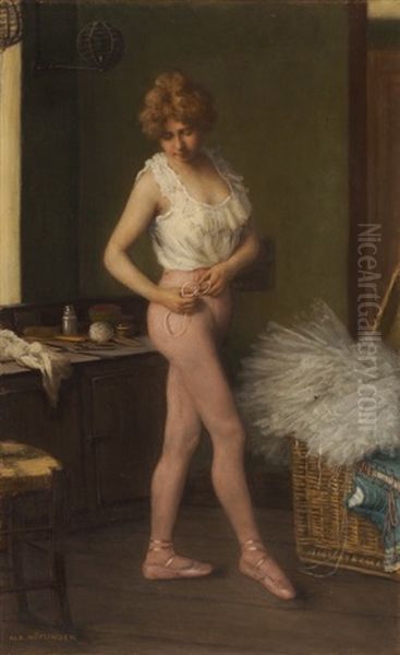 Ballerina Beim Ankleiden - view 1