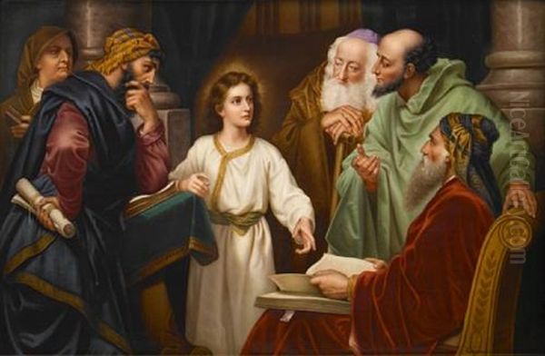 Jesus In The Temple - view 1