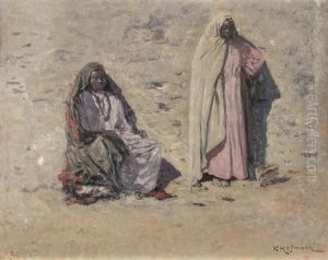 Zwei Nordafrikanerinnen by Karl Hofmann