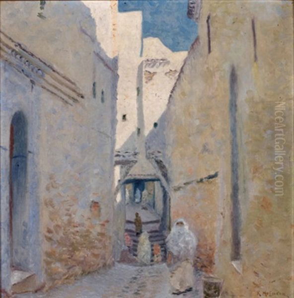 Gassenmotiv In Algier - view 1