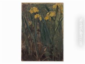 Yellow Irises by Ludwig Von Hofmann