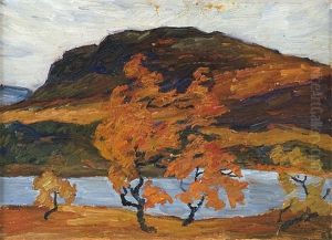 Madchen Im Walde by Ludwig Von Hofmann