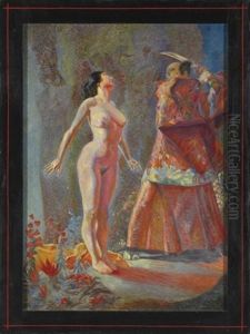 Sunde Der Frau by Ludwig Von Hofmann