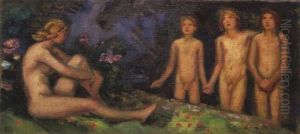 Supraporte by Ludwig Von Hofmann