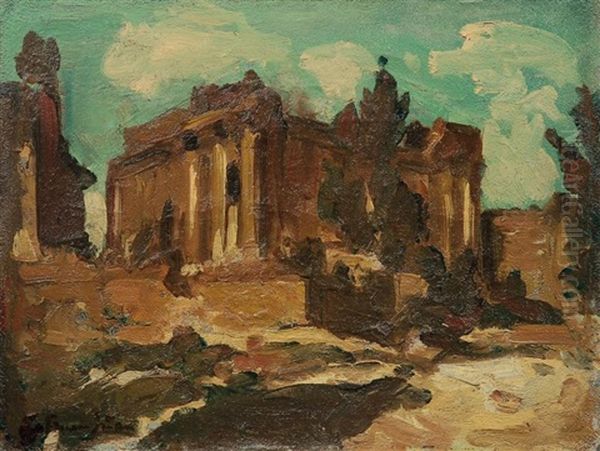 Baalbeck (syrien) Sonnentempel - view 1