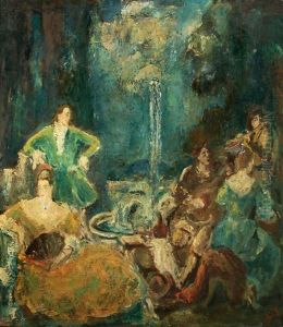 Gesellschaft Im Freien by Fritz Max Hofmann-Juan