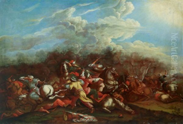 Reitergefecht Zwischen Kaiserlichen Und Turken - view 1